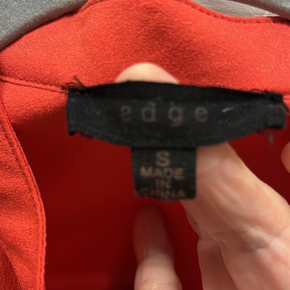 ❤️ 6 for 20 ❤️ Edge Orange Top size S - Picture 2 of 4